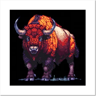 Pixel Bison Posters and Art